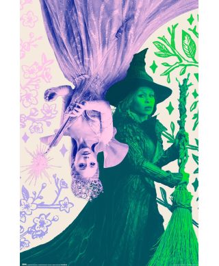 Wicked 2 Elphaba Glinda - plakat