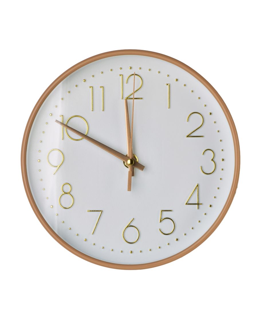 RAMSEY Zegar 20x20x4cm złote cyfry