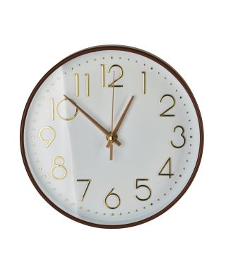 RAMSEY Zegar 22x22x4cm złote cyfry