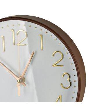 RAMSEY Zegar 22x22x4cm złote cyfry