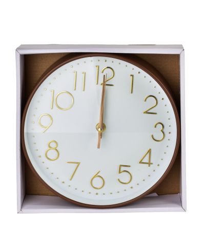 RAMSEY Zegar 22x22x4cm złote cyfry