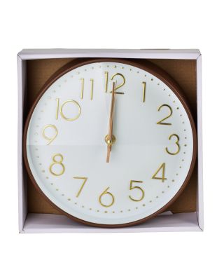 RAMSEY Zegar 22x22x4cm złote cyfry