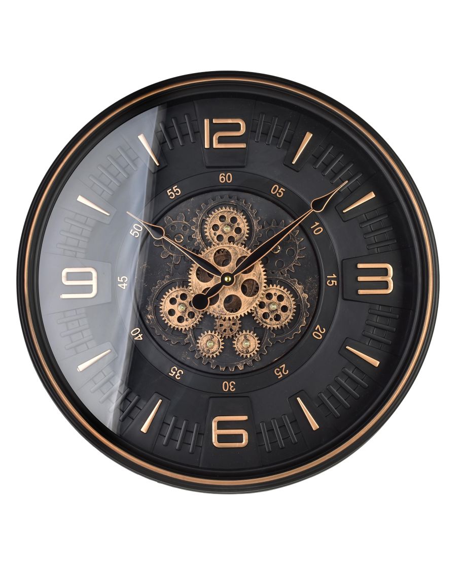 RAMSEY Zegar 50cm z ruchomym mechanizmem 50x50x6,5cm