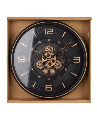 RAMSEY Zegar 50cm z ruchomym mechanizmem 50x50x6,5cm