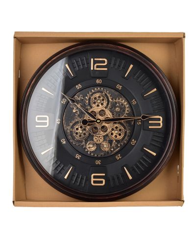 RAMSEY Zegar 50cm z ruchomym mechanizmem 50x50x6,5cm