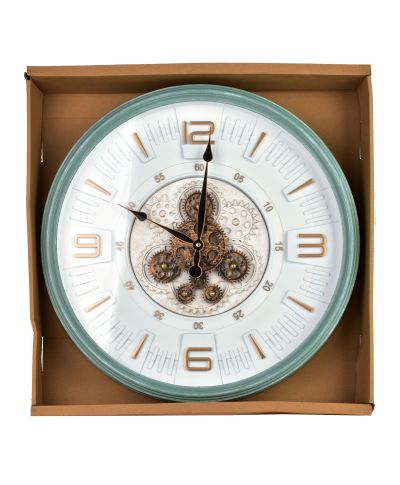 RAMSEY Zegar 50cm z ruchomym mechanizmem 50x50x6,5cm