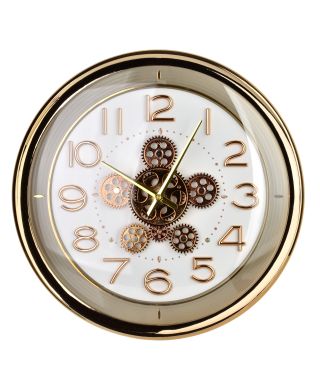 RAMSEY Zegar 42cm z ruchomym mechanizmem 42x42x8cm