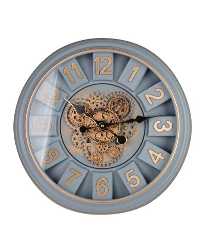 RAMSEY Zegar 45cm z ruchomym mechanizmem 45x45x7cm