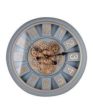 RAMSEY Zegar 45cm z ruchomym mechanizmem 45x45x7cm