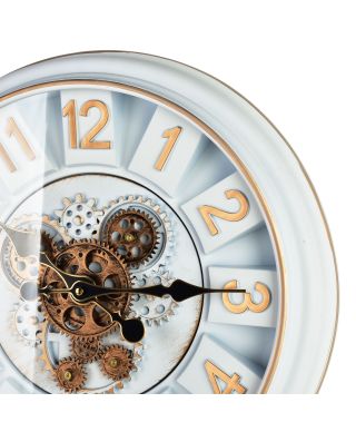 RAMSEY Zegar 45cm z ruchomym mechanizmem 45x45x7cm