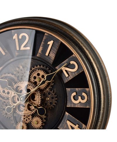 RAMSEY Zegar 45cm z ruchomym mechanizmem 45x45x7cm