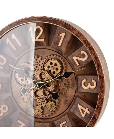 RAMSEY Zegar 40cm z ruchomym mechanizmem 40x40x7cm