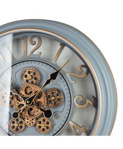 RAMSEY Zegar 45cm z ruchomym mechanizmem 45x45x7cm