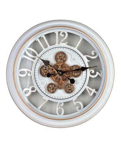 RAMSEY Zegar 45cm z ruchomym mechanizmem 45x45x7cm