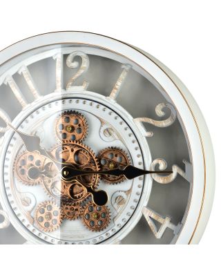 RAMSEY Zegar 40cm z ruchomym mechanizmem 40x40x7cm