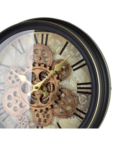 RAMSEY Zegar 35cm z ruchomym mechanizmem 35x35x7cm