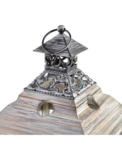 LEVI Komplet 2 latarni 20x20x51cm/14x14x34cm