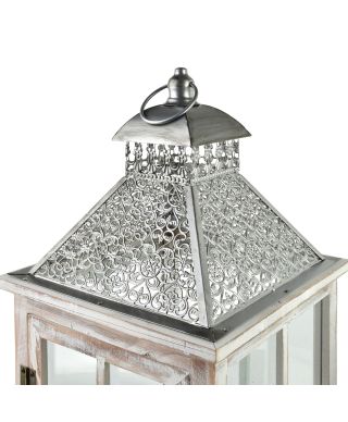 LEVI Komplet 2 latarni 25x25x67/16x16x43cm