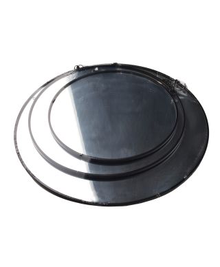 ALEXIA Komplet 3 luster 28/24/19cm na łańcuszku czarne