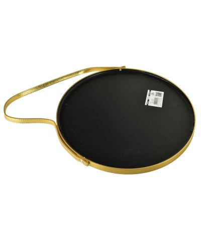 ALEXIA Lustro 40x40x1,8cm na złotym pasku