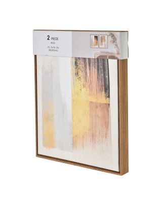 INGA Komplet 2 obrazów 40x50cm modern beżowy