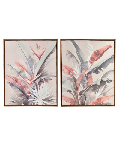 INGA Komplet 2 obrazów 40x50cm  różowe sterlicja