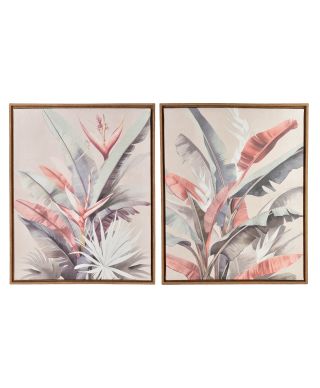 INGA Komplet 2 obrazów 40x50cm  różowe sterlicja