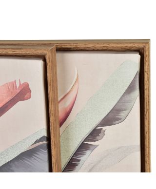 INGA Komplet 2 obrazów 40x50cm  różowe sterlicja