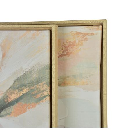 INGA Komplet 2 obrazów 60x60cm kwiaty białe