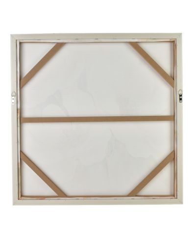 INGA Komplet 2 obrazów 60x60cm kwiaty białe