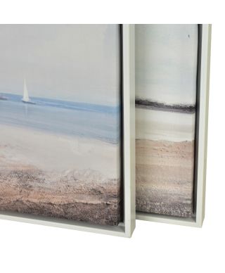 INGA Komplet 2 obrazów 40x50cm morze