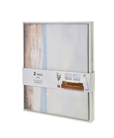 INGA Komplet 2 obrazów 40x50cm morze
