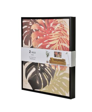 INGA Komplet 2 obrazów 40x50cm Dżungla kolorowa