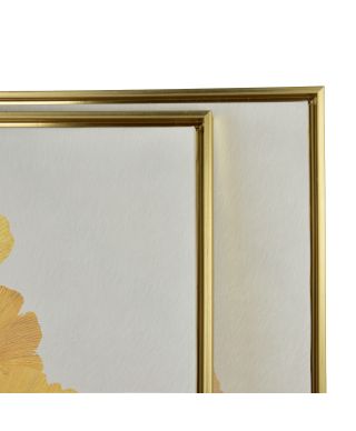 INGA Komplet 2 obrazów 50x70cm złoty miłorząb