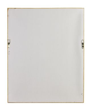 ALEXIA Lustro 40x50cm drewno beż