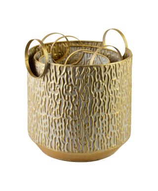 VINTAGE GLOW Osłonka M 22x22x27 cm