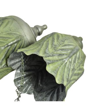 MARINA Komplet 2 osłonek wiszących Green 23x23x32/20x20x30cm