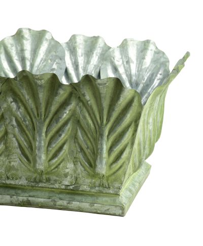 MARINA Komplet 3 osłonek dekoracyjnych green 32x32x20/31x31x20/25x25x20cm