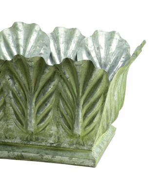 MARINA Komplet 3 osłonek dekoracyjnych green 32x32x20/31x31x20/25x25x20cm