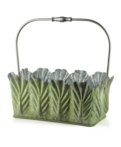 MARINA Osłonka podłużna Green 40x24x17/40cm