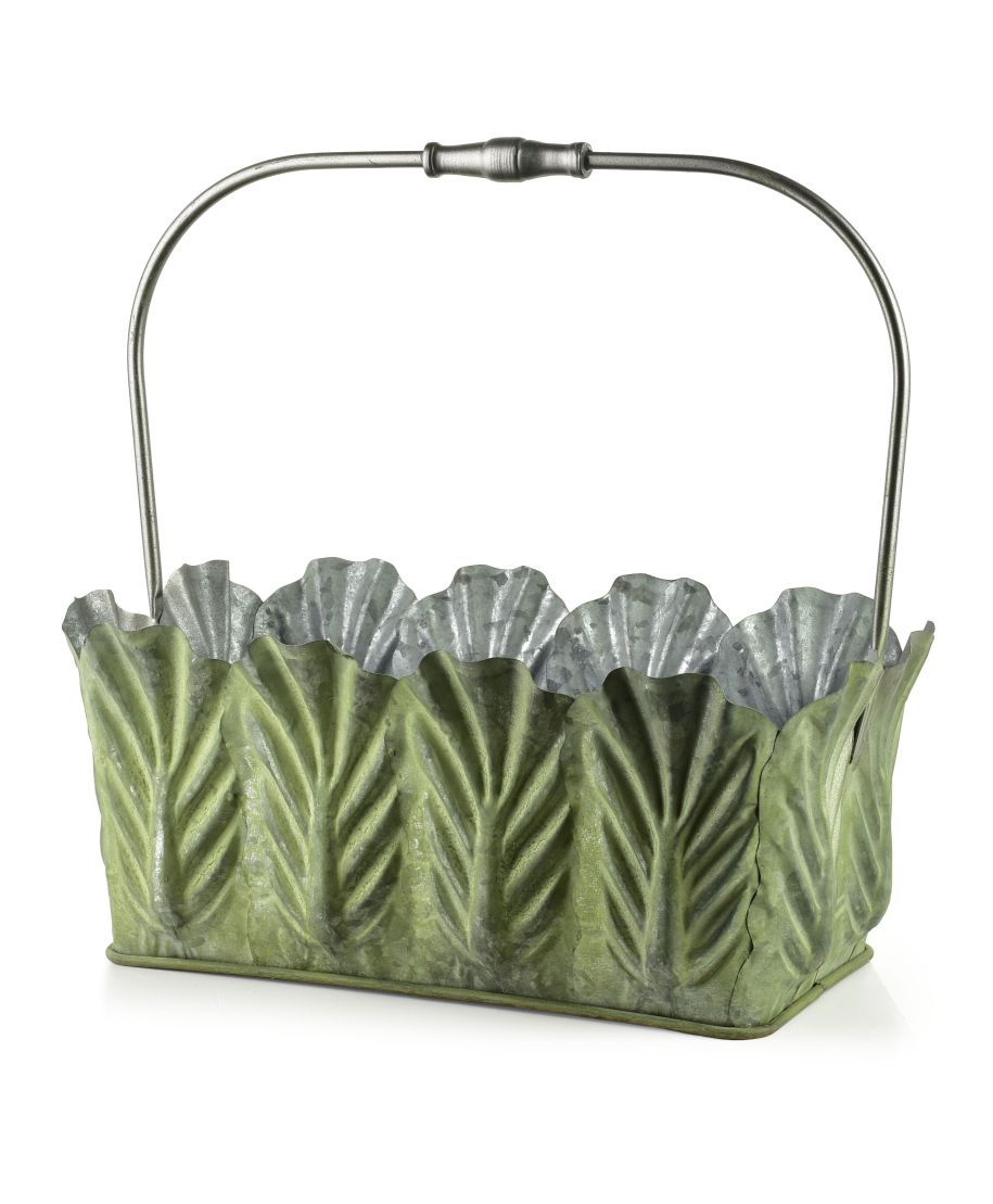 MARINA Osłonka podłużna Green 40x24x17/40cm