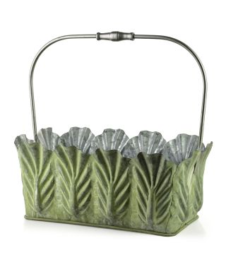 MARINA Osłonka podłużna Green 40x24x17/40cm