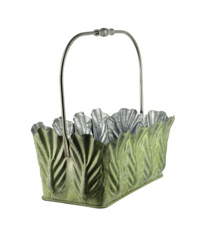 MARINA Osłonka podłużna Green 40x24x17/40cm