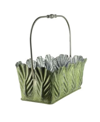 MARINA Osłonka podłużna Green 40x24x17/40cm