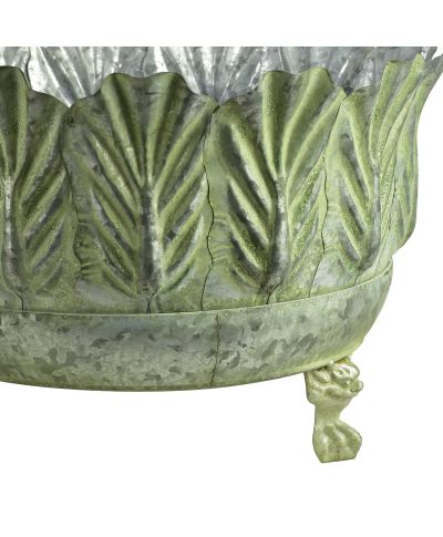 MARINA Komplet 3 osłonek dekoracyjnych green 41x41x28/34x34x27cm/28x28x26cm