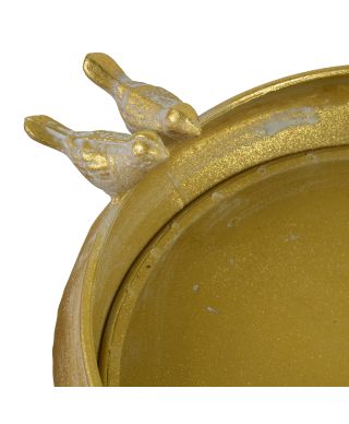 MARINA Komplet 3 poidełek Gold 26x26x5/20x20x5/15x15x5cm