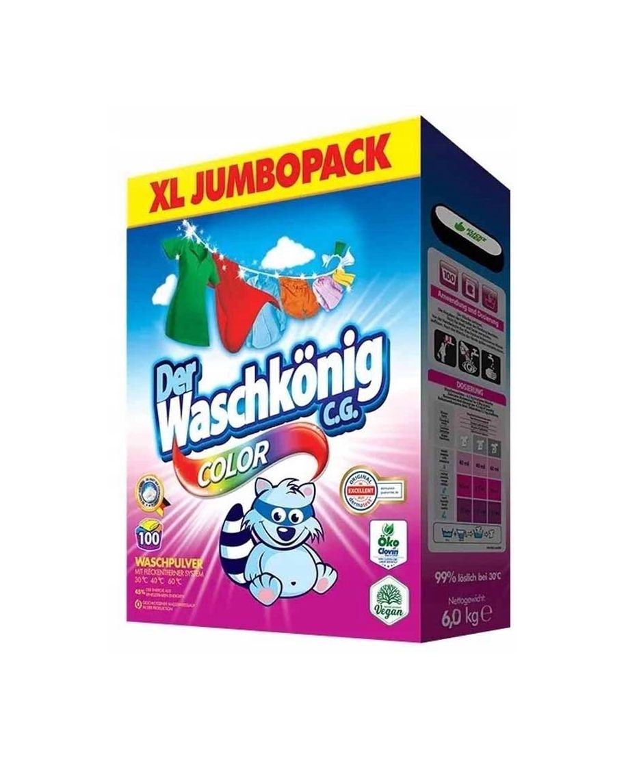 WASCHKONIG Proszek 100p kolor 6kg do prania (karton)