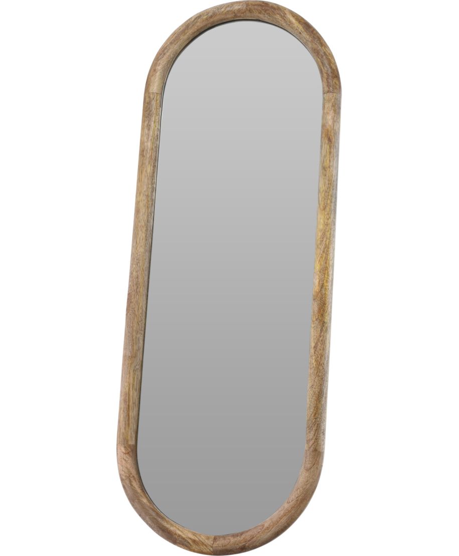 LUSTRO OWALNE DREWNIANE 77,5cm