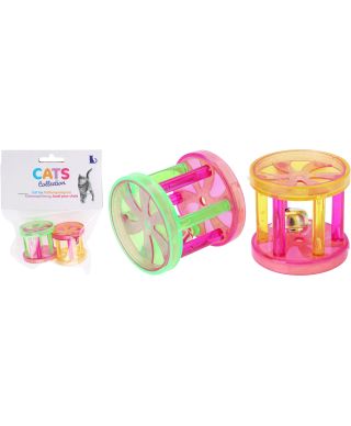 ZABAWKA DLA KOTA Z DZWONEKIEM ZESTAW 2 S