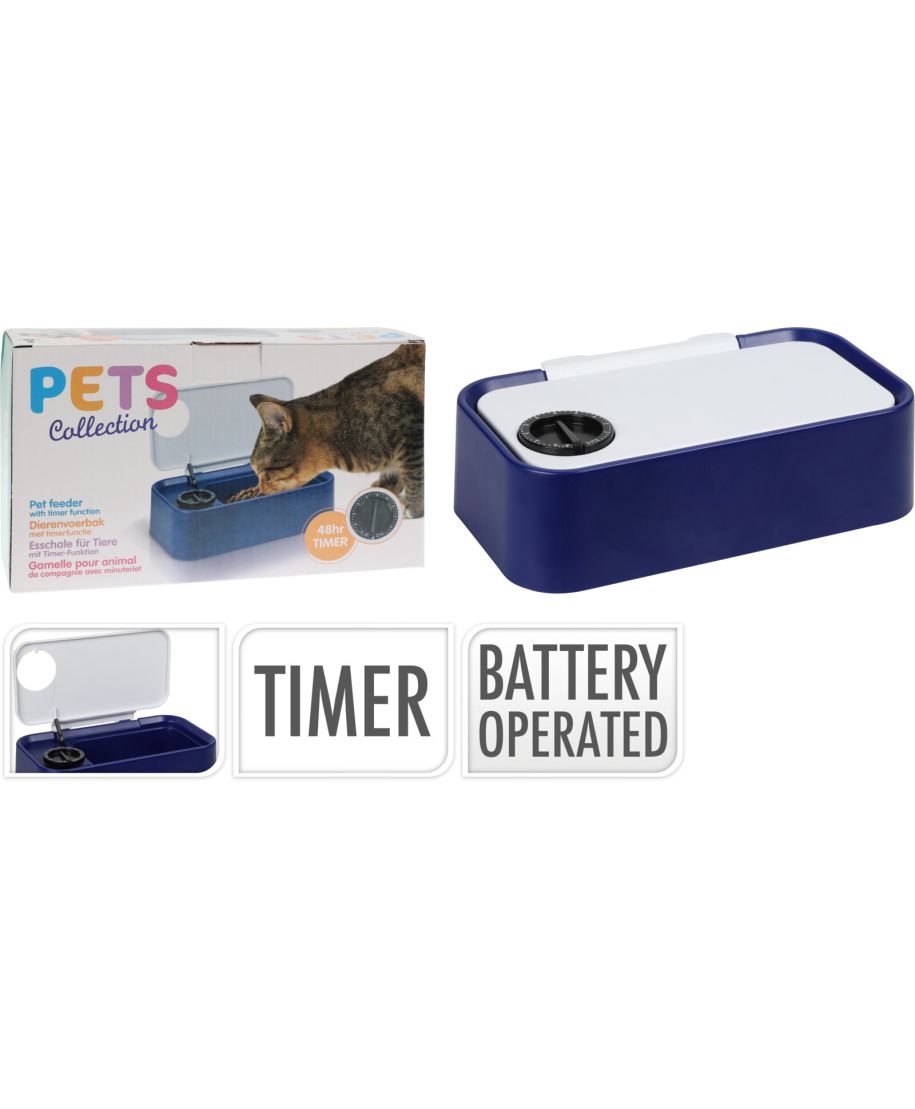 MISKA DLA ZWIERZĄT Z CZASOMIERZEM 48H